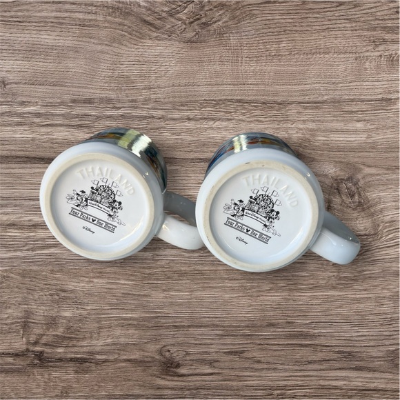 Vintage Walt Disney World Grandma and Grandpa Mugs Four Parks‎ One World - Picture 5 of 5